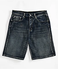 Pro Club Heavyweight Relaxed Dark Stonewash Denim Shorts