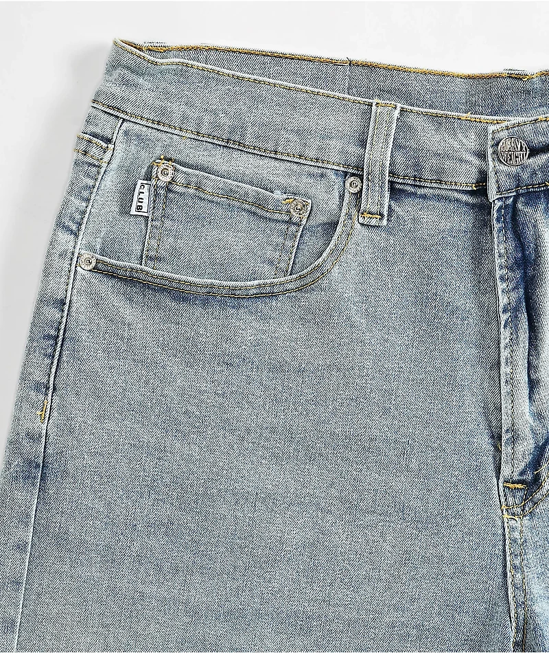 Pro Club Heavyweight Relaxed Fit Light Stonewash Denim Shorts