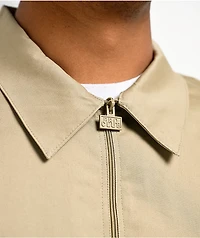 Pro Club Khaki Quarter Zip Work Shirt