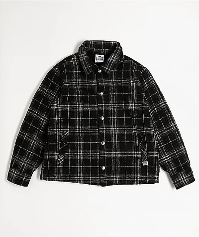 Pro Club Kids Black Plaid Flannel Jacket