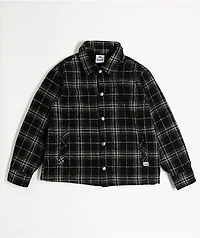 Pro Club Kids Black Plaid Flannel Jacket