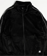 Pro Club Kids Black Velour Track Jacket