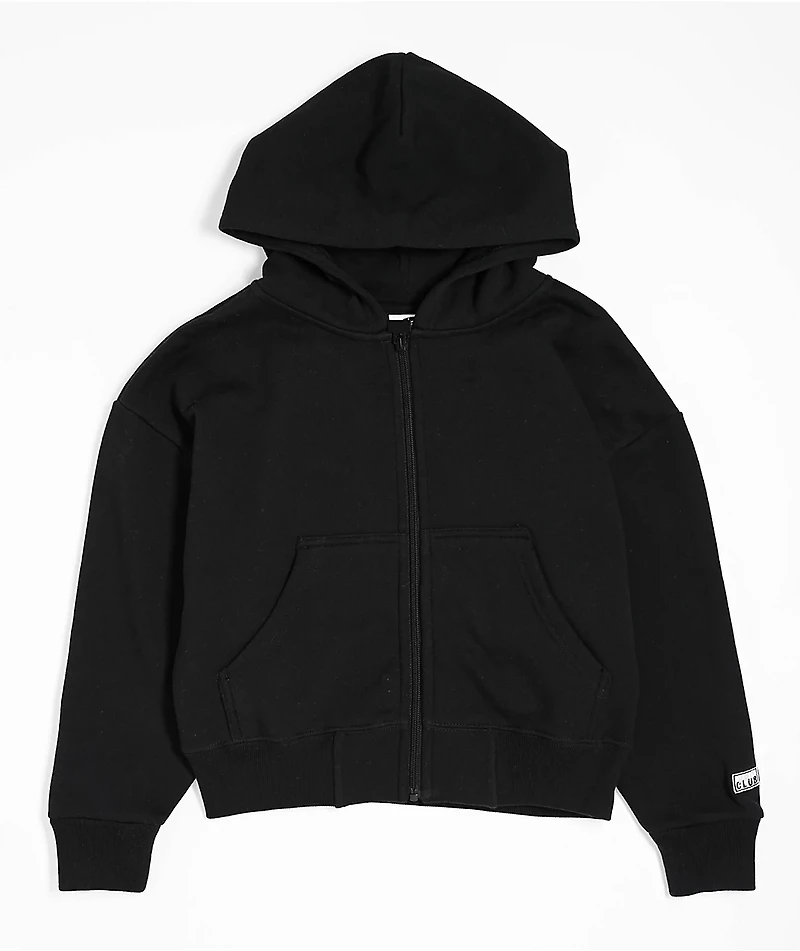 Pro Club Kids Fleece Black Zip Hoodie