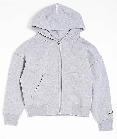 Pro Club Kids Fleece Grey Zip Hoodie