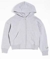 Pro Club Kids Fleece Grey Zip Hoodie