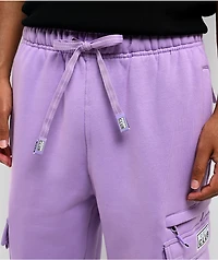 Pro Club Lavender Heavyweight Cargo Sweatpants