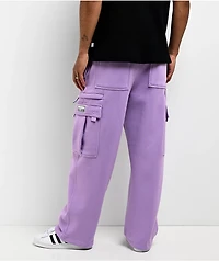 Pro Club Lavender Heavyweight Cargo Sweatpants