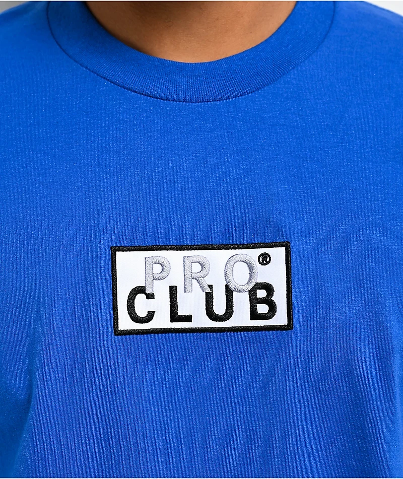 Pro Club Member Box Logo Blue T-Shirt