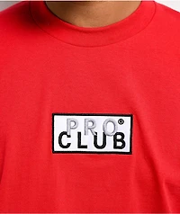 Pro Club Member Box Logo Red T-Shirt