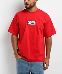 Pro Club Member Box Logo Red T-Shirt