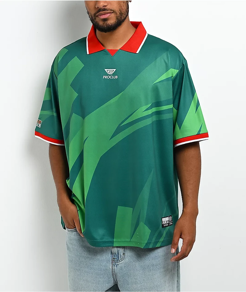 Pro Club Mexico Green Soccer Jersey