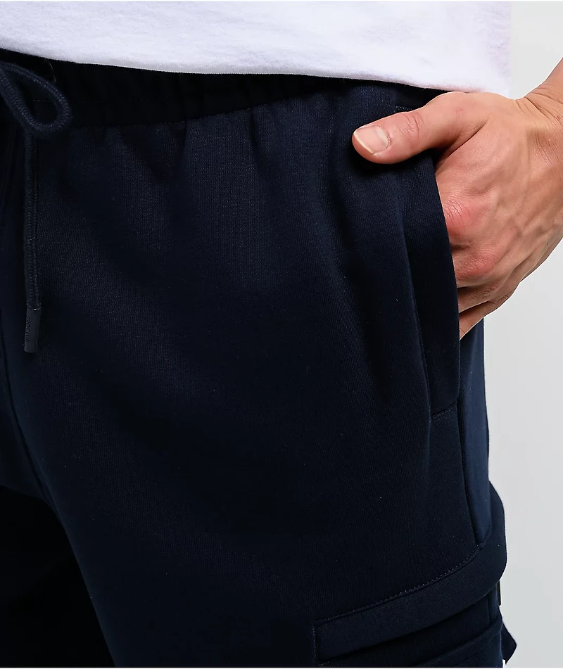 Pro Club Navy Cargo Sweatpants