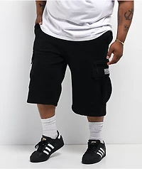 Pro Club OG Black Heavyweight Cargo Sweat Shorts