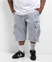 Pro Club OG Grey Heavyweight Cargo Sweat Shorts