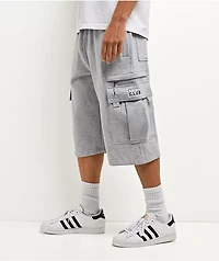 Pro Club OG Grey Heavyweight Cargo Sweat Shorts