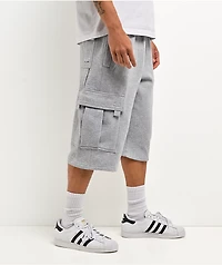 Pro Club OG Grey Heavyweight Cargo Sweat Shorts