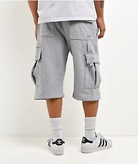 Pro Club OG Grey Heavyweight Cargo Sweat Shorts