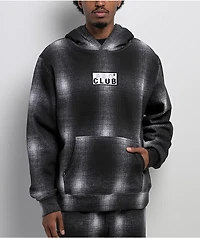 Pro Club Ombre Box Logo Heavyweight Grey & Black Hoodie