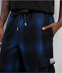Pro Club Ombre Heavyweight Blue & Black Cargo Sweatpants