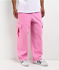 Pro Club Pink Heavyweight Cargo Sweatpants