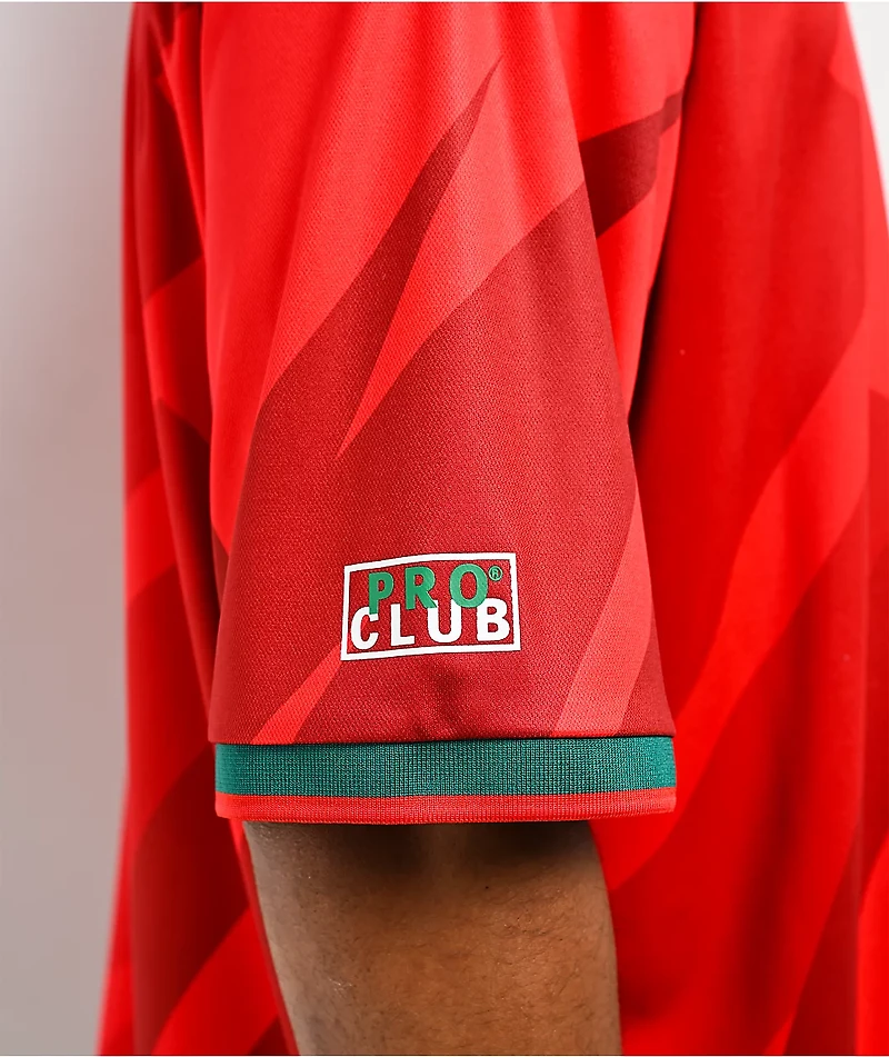 Pro Club Portugal Red Soccer Jersey