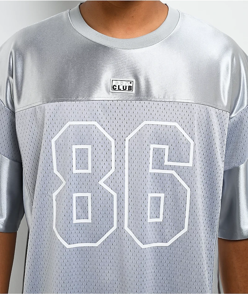 Pro Club Silver Heavyweight Football Jersey