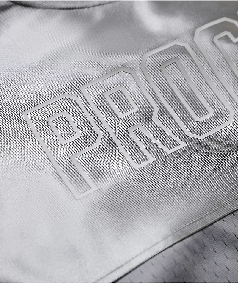 Pro Club Silver Heavyweight Football Jersey