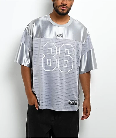 Pro Club Silver Heavyweight Football Jersey