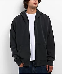 Pro Club Vintage Black Zip Hoodie