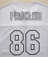 Pro Club White Heavyweight Football Jersey