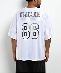 Pro Club White Heavyweight Football Jersey