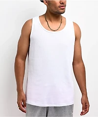 Pro Club White Heavyweight Thermal Tank Top
