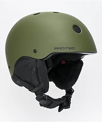 Pro-Tec Classic Olive Matte Snowboard Helmet