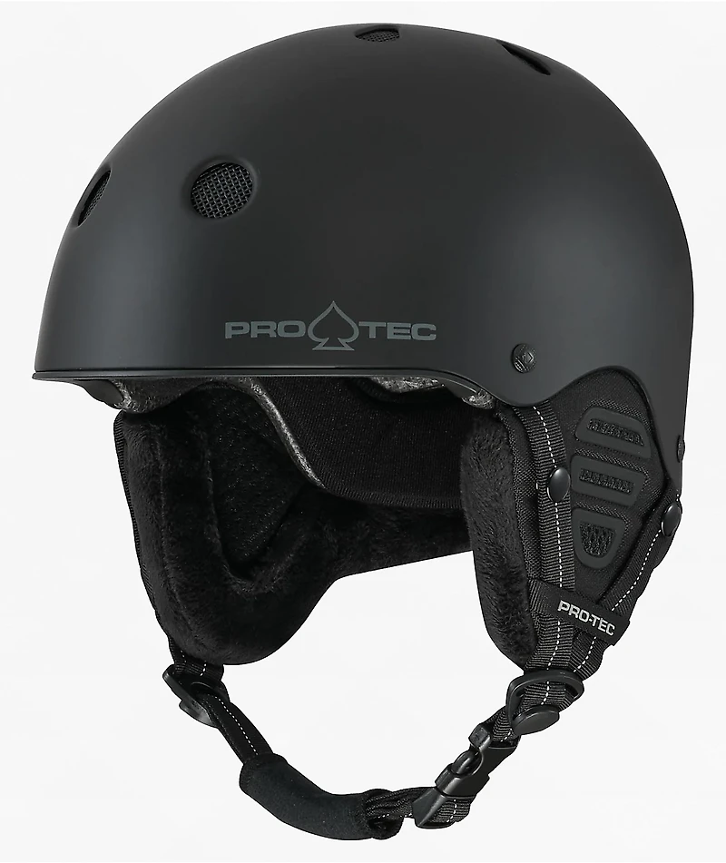 Pro-Tec Low Pro Matte Black Snowboard Helmet