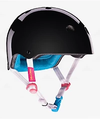 Pro-Tec x Santa Cruz Low Pro Certified Gloss Black Skateboard Helmet