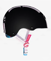 Pro-Tec x Santa Cruz Low Pro Certified Gloss Black Skateboard Helmet