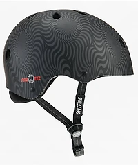 Pro-Tec x Spitfire Low Pro Certified Black Swirl Skateboard Helmet