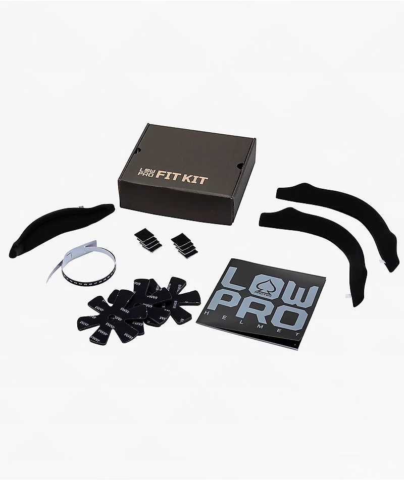 Pro-Tec x Spitfire Low Pro Certified Black Swirl Skateboard Helmet