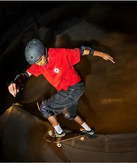 Pro-Tec x Spitfire Low Pro Certified Black Swirl Skateboard Helmet