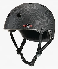 Pro-Tec x Spitfire Low Pro Certified Black Swirl Skateboard Helmet