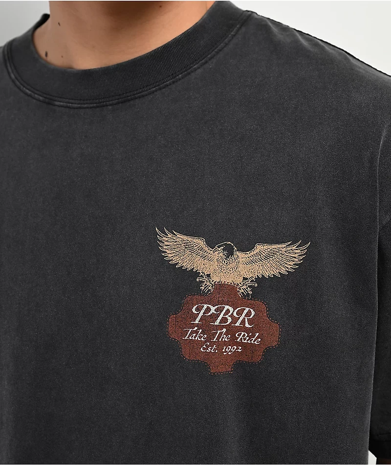 Professional Bull Riders All Heart Black Wash T-Shirt