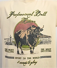 Professional Bull Riders Rise And Run Cream T-Shirt