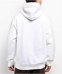 Public Box Logo White Hoodie