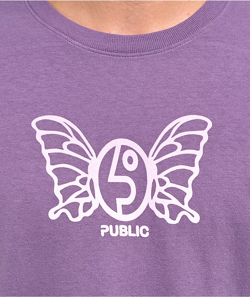 Public Jibgurl Purple T-Shirt