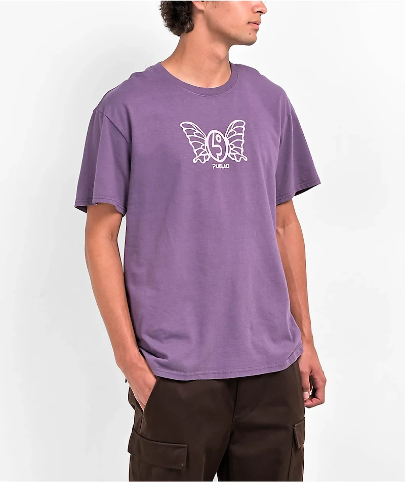Public Jibgurl Purple T-Shirt
