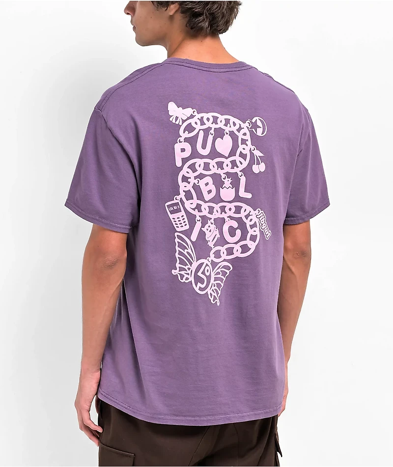 Public Jibgurl Purple T-Shirt