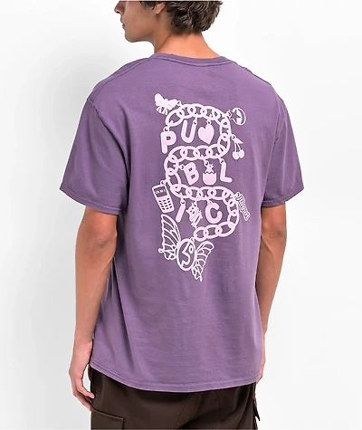 Public Jibgurl Purple T-Shirt