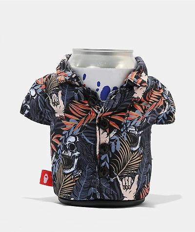 Puffin x Liquid Death The Deathy Bahama Aloha Shirt Can Cooler