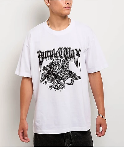 Purple Wax Still Tippin White T-Shirt