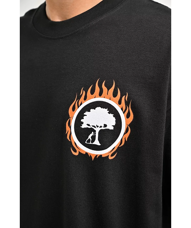 Push Trees Blaze Black T-Shirt